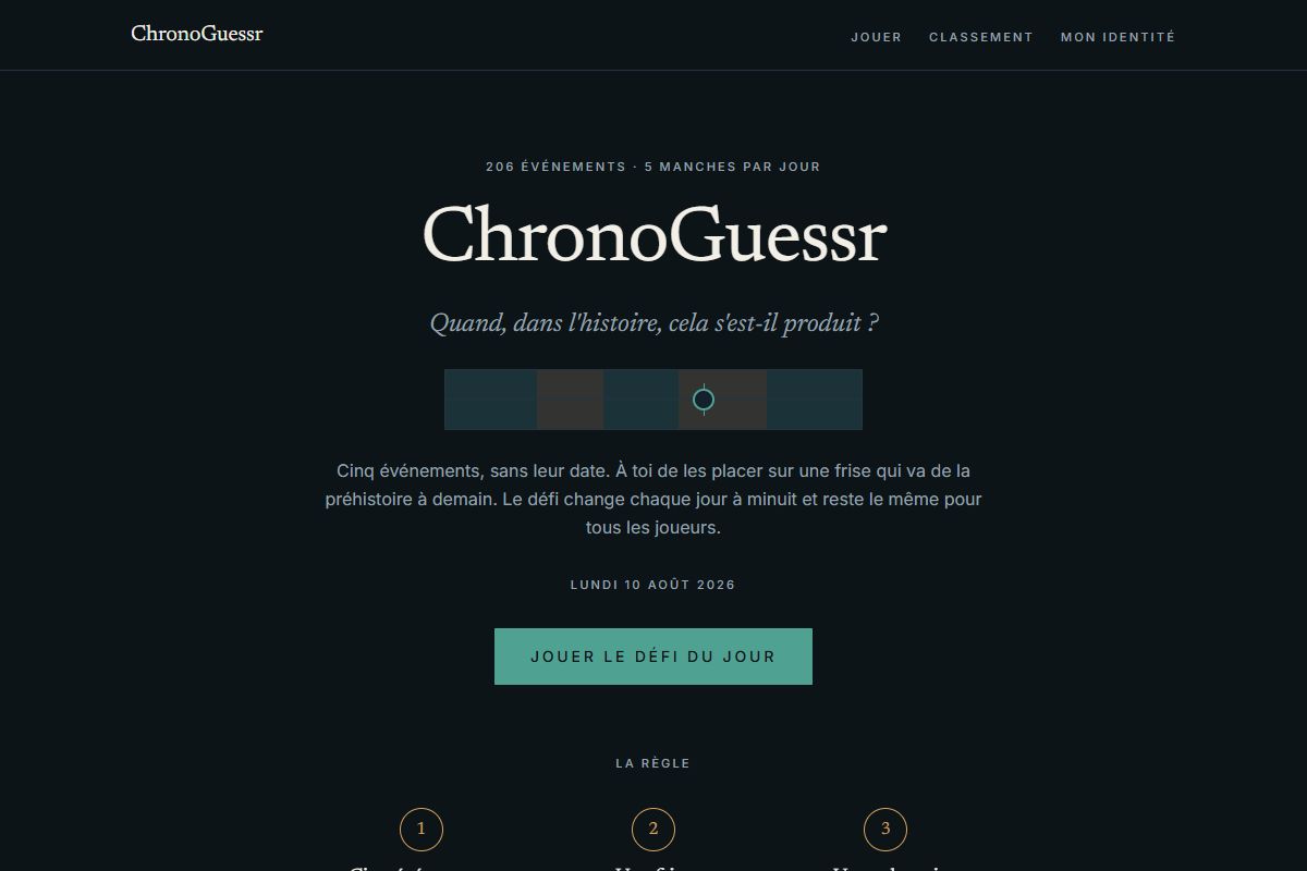 ChronoGuessr